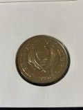 Cipru 1986 &ndash; 1 Pound &ndash; 25 de ani WWF &ndash; Muflon, Numisbrief moneda, Europa, Cupru-Nichel