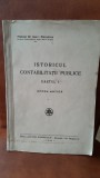 Istoricul contabilitatii publice, caietul I epoca antica - Ioan I. Marculescu cu dedicatia autorului