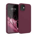 Husa Kwmobile pentru Apple iPhone 12/iPhone 12 Pro, Silicon, Violet, 53938.190, Carcasa