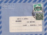 FILATELIE TEMATICA - PLIC INDIA TEMATICA AVION AVIOANE AVIATIE AIRMAIL, Stampilat