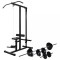 Turn de forță cu set de haltere &amp; gantere 30,5 kg