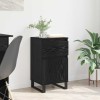 VidaXL Bufet cu sertar Stejar negru 35 x 40 x 70 cm Lemn compozit 881770