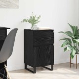 VidaXL Bufet cu sertar Stejar negru 35 x 40 x 70 cm Lemn compozit 881770