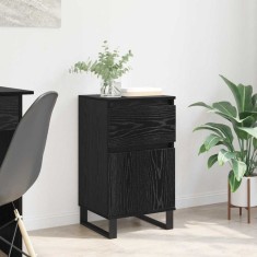 vidaXL Bufet cu sertar Stejar negru 35 x 40 x 70 cm Lemn compozit 881770