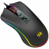 Mouse gaming Redragon Cobra V2, 12400 DPI, 8 butoane, Iluminare RGB, Negru