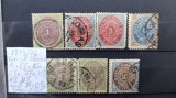 1873-Ind. ol.-Mi=5 IIa,6 Ia,6 IIa,7 IIa,10 I,10 II,11 II-st.-Mi=+2485Eur-F F RAR, Nestampilat