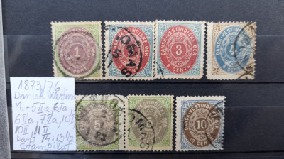 1873-Ind. ol.-Mi=5 IIa,6 Ia,6 IIa,7 IIa,10 I,10 II,11 II-st.-Mi=+2485Eur-F F RAR foto