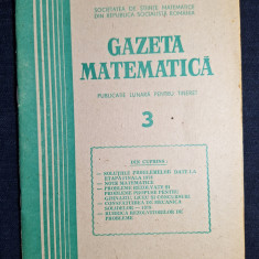 Carte - Gazeta Matematica, anul LXXXIV, nr. 3, martie 1979