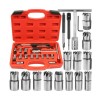 Trusa 17 freze pentru refacere scaun Injector, set universal pt curatare scaune injectoare, Verke