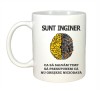 Cana alba personalizata &quot;Sunt Inginer&quot;, INOVATIX&reg;. 330ml, Oem