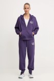 EA7 Emporio Armani trening culoarea violet, AF12473.7W000420
