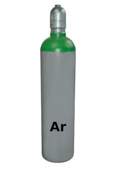 Butelie metalica 10L 200 Bar verde cu 2mc Argon foto