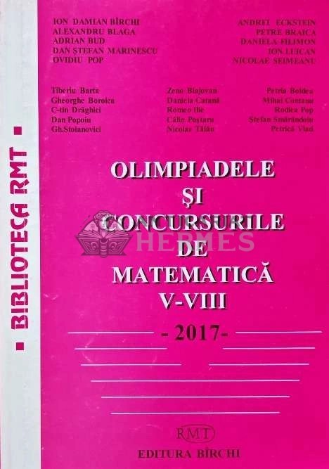 Olimpiadele si concursurile de matematica V-VIII, 2017 - 2017 - Andrei Eckstein (AC173)