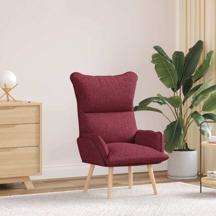 vidaXL Fotoliu de relaxare bordo 69 x 74 x 93 cm țesătură
