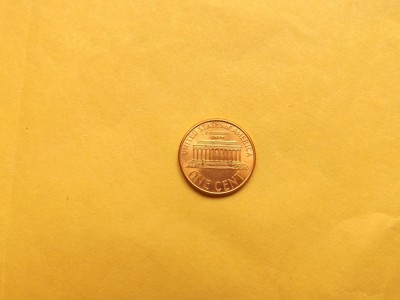 SUA 1 ( One ) Cent 2000 - MS 1 ( Luciu de batere ) foto