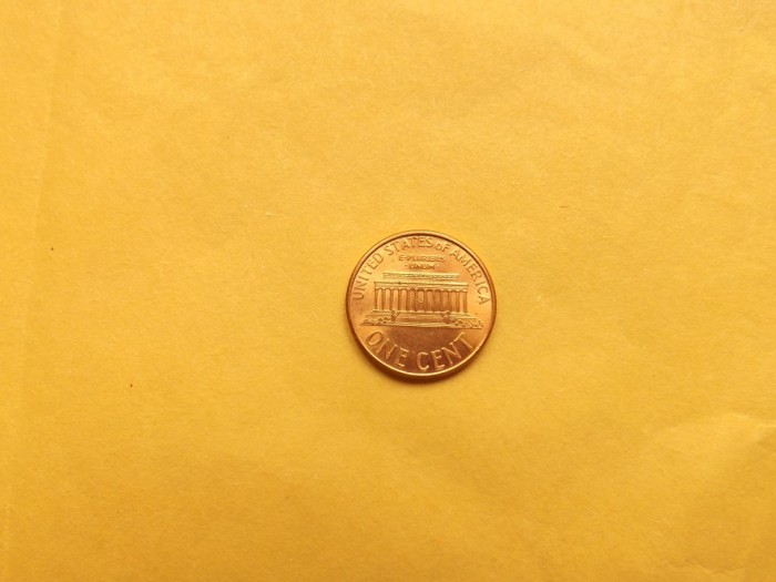 SUA 1 ( One ) Cent 2000 - MS 1 ( Luciu de batere )