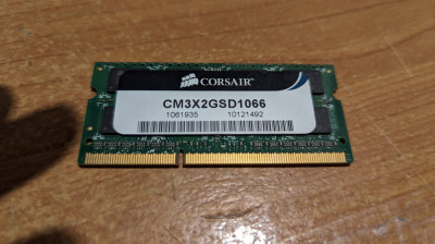 Ram Laptop Corsair 2GB DDR3 1066MHz CM3X2GSD1066 foto
