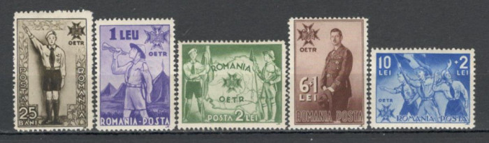 Romania.1935 5 ani pe tron regele Carol II-Cercetasie YR.31