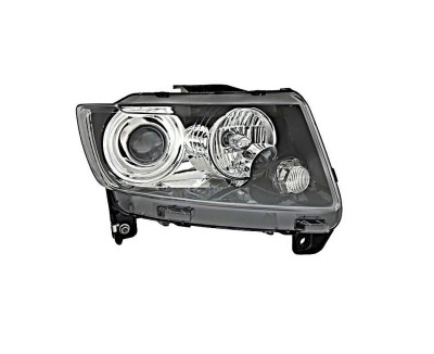 Far JEEP COMPASS (PK), 09.2014-06.2017, partea dreapta, DEPO, H9+P27/7W+WY21W; electrical; negru; cu motor; halogen, foto