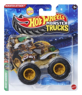 HOT WHEELS MONSTER TRUCK MASINUTA SCRATCH ATTACK SCARA 1:64 foto
