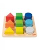Sortator Forme Geometrice Goki Lemn, Joc Educativ Montessori, +1 An, Multicolor