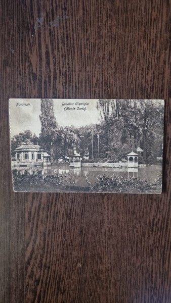 Carte Postala - Bucuresti. Gradina Cismigiu (Monte Carlo)