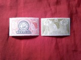 2 Timbre Bermuda colonie britanica 1953 Regina Elisabeta , Motive locale