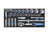 Set Chei Tubulare 28 Bucăți 1/2 HT7G149