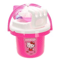 Set galetusa cu ustensile pentru plaja, Hello Kitty