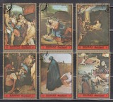 A12 S6 9 - Timbre foarte vechi - Manama - pictura religioasa