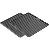 Cumpara ieftin Set doua placi pentru grill electric ECG KG 300 deluxe si ECG KG 1000 Gourmet