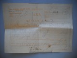 HOPCT DOCUMENT VECHI NR 499 BANCA DE STAT RPR -CHITANTA I V P 1950 BUCURESTI