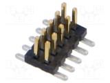 Conector şiruri pini tată PIN 10 1,27mm gold flash SMT SAMTEC