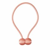 Cumpara ieftin Magnet decorativ pentru perdele si draperii, tip snur, poliester, 44 cm, roz