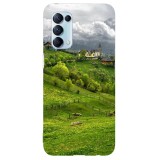 Husa compatibila cu Oppo A54 5G model Transylvania village, Silicon, TPU, Viceversa, Transparent, Carcasa