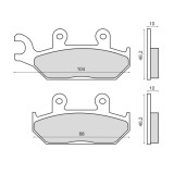 Placute frana (Sinter) Yamaha XTZ 660 Tenere 1991-1996 Cod Produs: MX_NEW 225103203RM