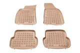 Covorase Presuri Auto Cauciuc Dedicate Bej Audi A4 II B6 | B7 2000 -2008