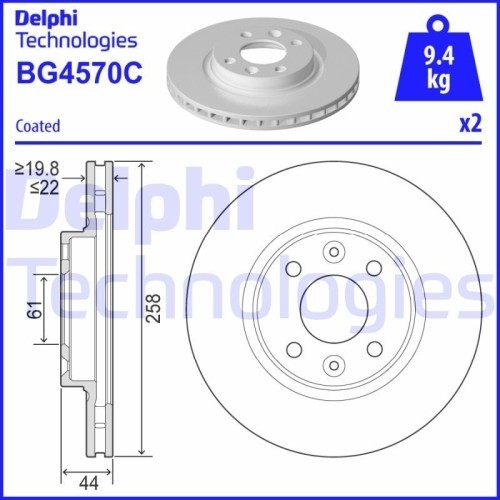 Delphi Disc frana