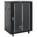vidaXL Dulap server, picioare pivotante, 18U, 19&quot; IP20 60x45x86 cm