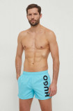 HUGO pantaloni scurți de baie culoarea turcoaz 50513980