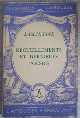 RECUEILLEMENTS ET DERNIERES POESIES-LAMARTINE-215059 foto