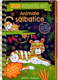 Cumpara ieftin Animale sălbatice. Neon Scratch Art - Hardcover - Flamingo