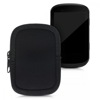 Husa de protectie pentru GPS Garmin Edge 530/Edge 830, Kwmobile, Negru, Neopren, 51690.01 foto