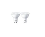 Cumpara ieftin Pachet 2 becuri LED Philips, GU10, 4.7W (50W), 380 lm, 2700K ,clasa e F, Calda (2000 - 3499 K)