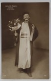 ACTORUL C. BELCOT IN PIESA &#039; LIPITORILE SATELOR &#039; , TEATRUL NATIONAL , CARTE POSTALA ILUSTRATA , INCEPUTUL SEC. XX