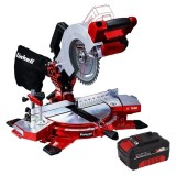 Einhell TE-MS 18/210 Li PXC - Fierastrau circular stationar 210x30 mm + Acumulator Li-Ion 18 V 4 Ah