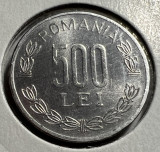 500 Lei 1999 Al, Romania, a UNC, Luciu de batere (1)