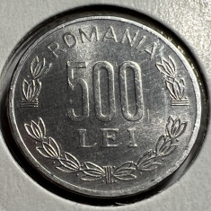 500 Lei 1999 Al, Romania, a UNC, Luciu de batere (1)