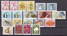 Africa de Sud 1974 fauna si flori MI 447-466 MNH w57 foto