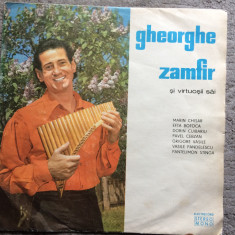 Gheorghe Zamfir si virtuosii sai disc vinyl lp muzica populara folclor EPE 01329